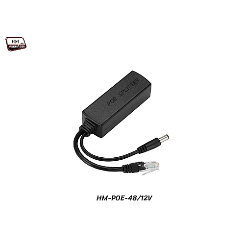 10/100 Active PoE Splitter 48-52V To 12V