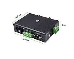 IND RS485/RS422/232 (2CH) To Fiber BIDI 20KM