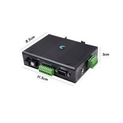 IND RS485/RS422/232 (2CH) To Fiber BIDI 20KM