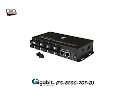Gigabit Fiber Switch SC (B) 8 Port BIDI 3KM + 2GE