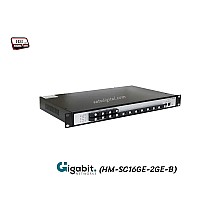 Gigabit Fiber Switch SC (B) 16 Port BIDI 3KM + 2GE