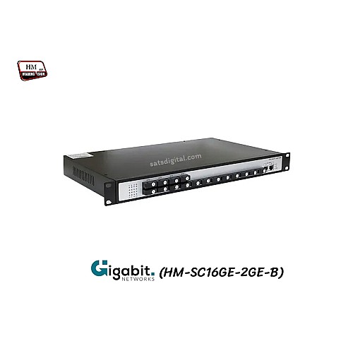 Gigabit Fiber Switch SC (B) 16 Port BIDI 3KM + 2GE