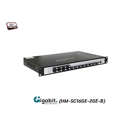 Gigabit Fiber Switch 16 Port (SC) + 2GE (Rack)