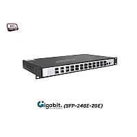 Gigabit Fiber Switch 24SFP Port + 2GE (Rack)