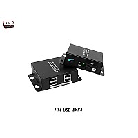 USB 2.0 Fiber Extender 4 Port SM BIDI 10KM