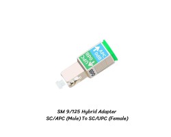 ตัวแปลงหัวไฟเบอร์ออฟติก SC/APC เป็น SC/UPC