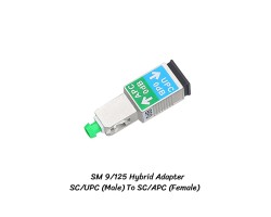 ตัวแปลงหัวไฟเบอร์ออฟติก SC/UPC เป็น SC/APC