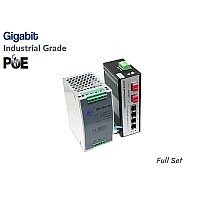 Gigabit IND POE Switch 4 POE + 2SFP (Full)