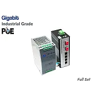 Gigabit IND PoE Switch 4 Port + 2SFP Port (IND Power) Gigabit IND PoE Switch 4 Port + 2SFP Port (IND Power)