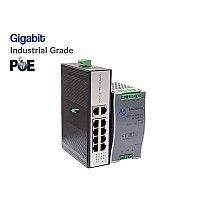 Gigabit IND PoE 8 Port + 2GE (Full)