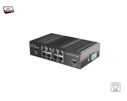 Industrial Switch 2.5G 8 Port + 10G SFP Port Uplink