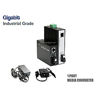 Gigabit Industrial Media Converter
