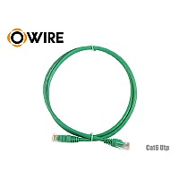 Owire สายแลนสำเร็จรูป Cat6 สีเขียว (1M)