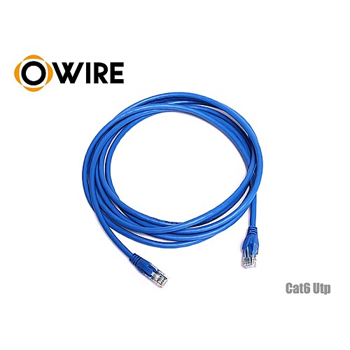 Owire สายแลนสำเร็จรูป Cat6 สีฟ้า (3M)