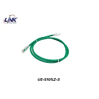 LINK | สายแลน CAT6 UTP สีเขียว รุ่น US-5101LZ-3 (1M)