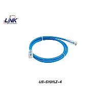 LINK | สายแลน CAT6 UTP สีฟ้า รุ่น US-5101LZ-4 (1M)