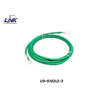 LINK | สายแลน CAT6 UTP สีเขียว รุ่น US-5102LZ-3 (2M)