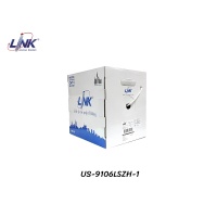 LINK สายแลน CAT6 23AWG รุ่น US-9106LSZH-1 (100M) LINK สายแลน CAT6 23AWG รุ่น US-9106LSZH-1 (100M)