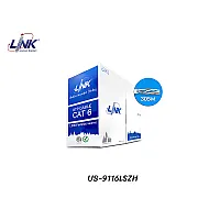 LINK | สายแลน CAT6 UTP Indoor รุ่น US-9116LSZH (305M)