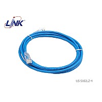 LINK สายแลน CAT6 รุ่น US-5102LZ-4 BLUE (2M)