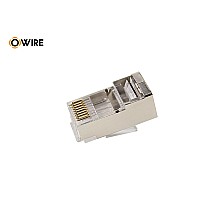 หัวแลน RJ45 FTP CAT6 OWIRE ชุบหนา 50u" 