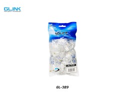 หัวแลน CAT6 UTP แบบทะลุ GLINK รุ่น GL-389 [100 ตัว]