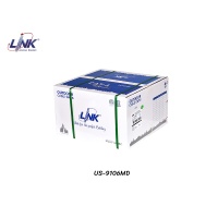 LINK สายแลน CAT6 23AWG มีสลิง รุ่น US-9106MD (305M)