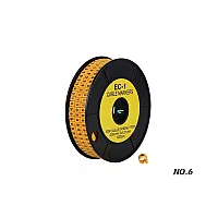 Cable Marker EC-1 (NO.6) ตัวมาร์คสายไฟ สายแลน