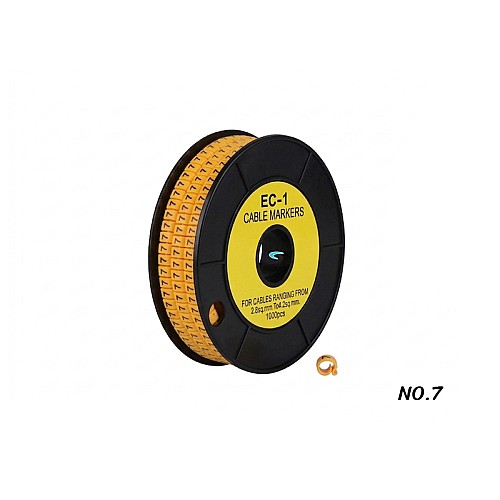 Cable Marker EC-1 (NO.7) ตัวมาร์คสายไฟ สายแลน