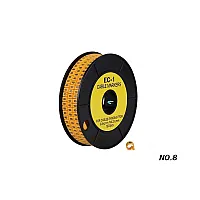Cable Marker EC-1 (NO.8) ตัวมาร์คสายไฟ สายแลน