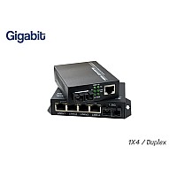 Gigabit Fiber Media SM DX 1X4 (20KM)