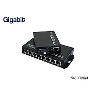 Gigabit Fiber Media SM BIDI 1X8 (3KM)