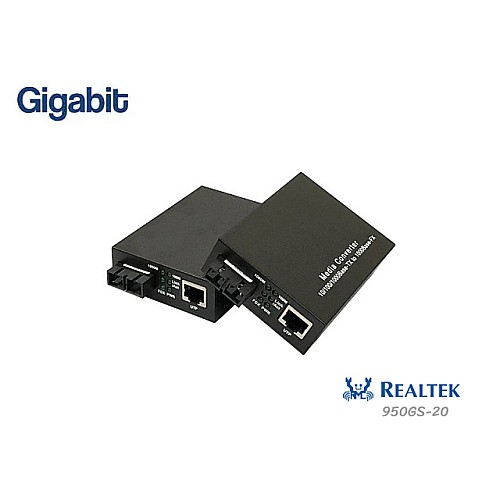 Gigabit Fiber Media SM DX รุ่น 950GS-20 (20KM)