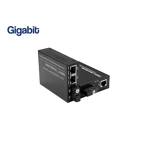 Gigabit Media Converter WDM 1X2 Port 3km