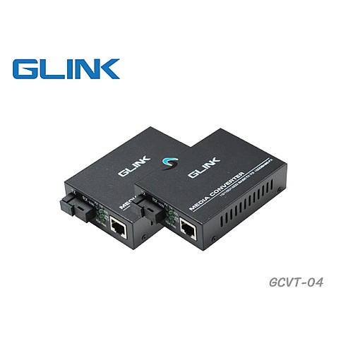 GIGABIT MEDIA CONVERTER GLINK รุ่น GCVT-04 3KM
