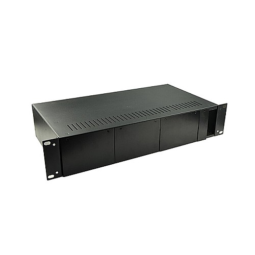 Rack Media Converter รุ่น 2U-14 Black 14 Slot