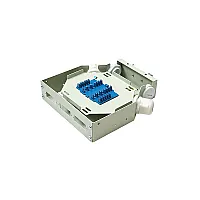 DIN Rail Terminal Box Duplex Indoor 6 Core ไม่รวมตัวต่อ
