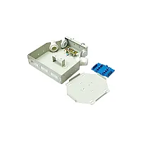 DIN Rail Terminal Box Duplex Indoor 6 Core ไม่รวมตัวต่อ