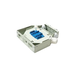 DIN Rail Terminal Box Duplex Indoor 12 Core ไม่รวมตัวต่อ