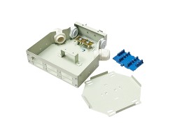 DIN Rail Terminal Box Duplex Indoor 12 Core ไม่รวมตัวต่อ