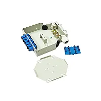 DIN Rail Terminal Box SC/UPC Indoor 6 Core