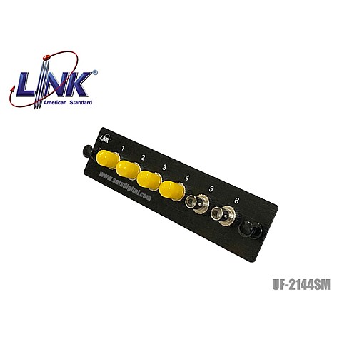 SNAP IN PLATE LINK รุ่น UF-2144SM 6ST WDM