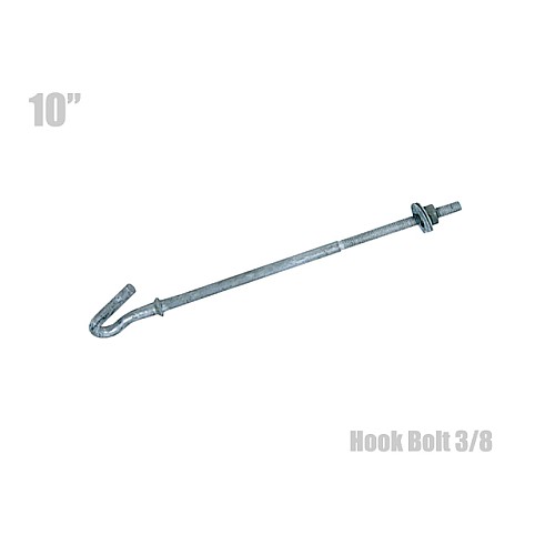 ฮุกโบลท์ (hook Bolt) ขนาด 3/8″ ความยาว 10 นิ้ว