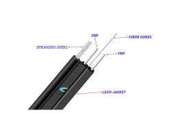สายไฟเบอร์ออฟติก 1 Core SM เข้าหัว SC/UPC ยาว 150 เมตร