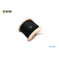 สายไฟเบอร์ออฟติก SM 2 CORE FRP, LSZH Flat Type (1KM) สายไฟเบอร์ออฟติก SM 2 CORE FRP, LSZH Flat Type (1KM)