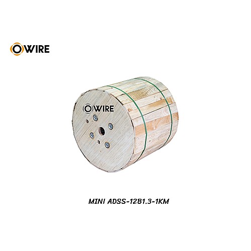สายไฟเบอร์ออฟติก MINI ADSS 12C SM OWIRE (1KM)