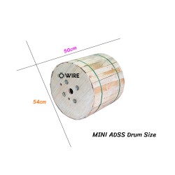 สายไฟเบอร์ออฟติก MINI ADSS 6 Core SM (1000M) สายไฟเบอร์ออฟติก MINI ADSS 6 Core SM (1000M)
