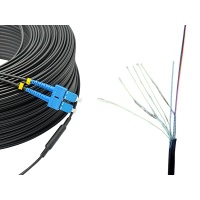FTTH SM FIG8 Armored 2C เข้าหัว SC/UPC (200M)