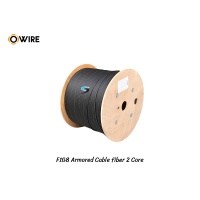 สายไฟเบอร์ออฟติก FIG.8 SM 2 CORE Armored LSZH (1KM)