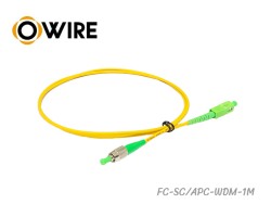 Patch Cord SC-FC (APC) SM Simplex ยาว 1 เมตร